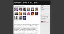 Desktop Screenshot of crimsonrecords.net